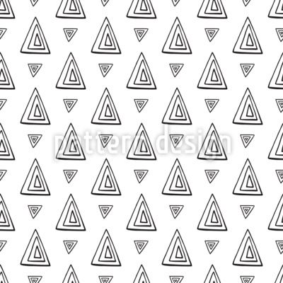 Abstracte driehoekige vormen Naadloos vectorpatroon ontwerp