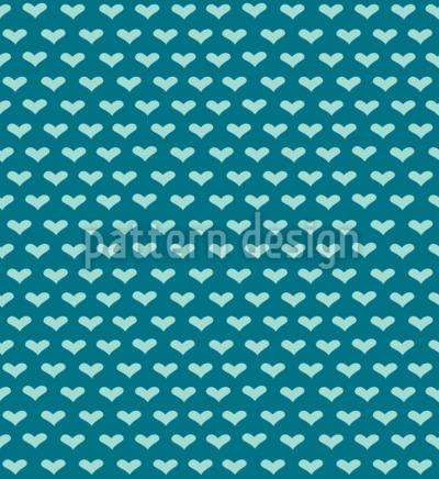 Melody Hearts Estampado Vectorial Sin Costura