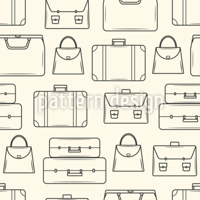 Equipaje de viaje Estampado Vectorial Sin Costura