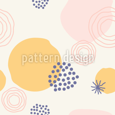 Tranquilidad abstracta Estampado Vectorial Sin Costura