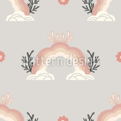 Arcoíris fantástico  Estampado Vectorial Sin Costura