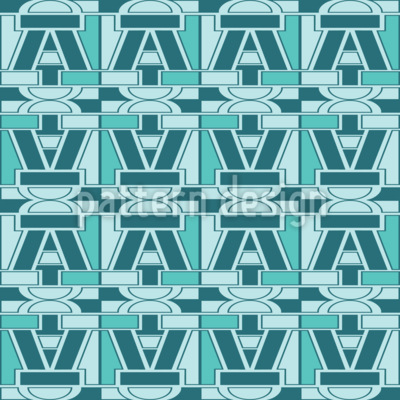 Eco esmeralda Estampado Vectorial Sin Costura