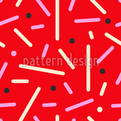 Confeti navideño minimalista Estampado Vectorial Sin Costura