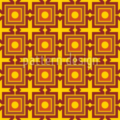Geometría Sunburst Estampado Vectorial Sin Costura