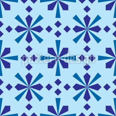 Simetría tranquila Estampado Vectorial Sin Costura