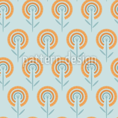 Flores abstractas en colores pastel Estampado Vectorial Sin Costura