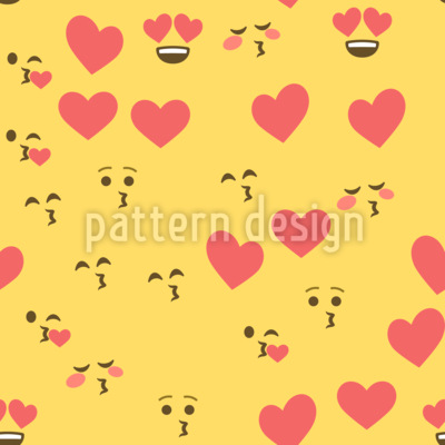 Émoticônes et emoji Motif Vectoriel Sans Couture