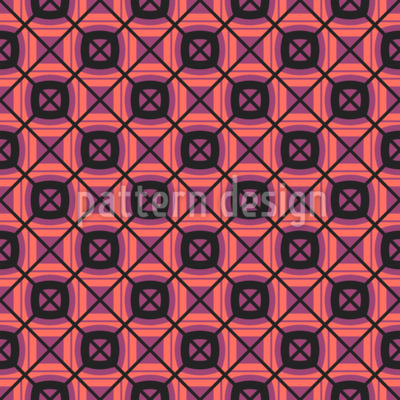 Geometrische Quadrate und Rauten Nahtloses Vektormuster