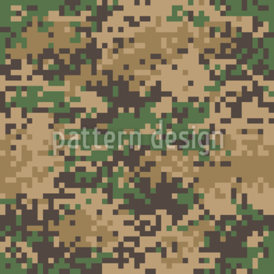 Camouflage pixélisé Motif Vectoriel Sans Couture
