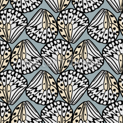Elegantes alas de mariposa Estampado Vectorial Sin Costura