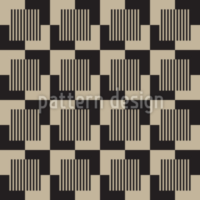 Arreglo moderno en tablero de ajedrez Estampado Vectorial Sin Costura