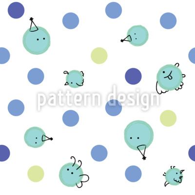 Puntos con dibujos Estampado Vectorial Sin Costura