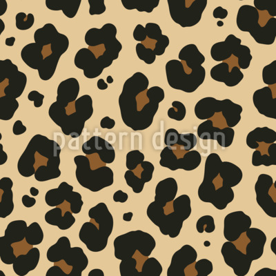 Manchas clásicas de leopardo Estampado Vectorial Sin Costura