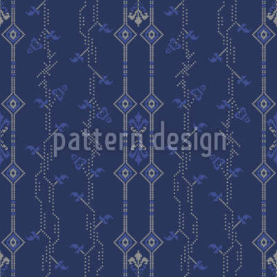 Elegante Pixelstreifen Nahtloses Vektormuster
