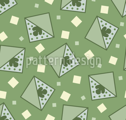 Plantas en macetas cuadradas  Estampado Vectorial Sin Costura