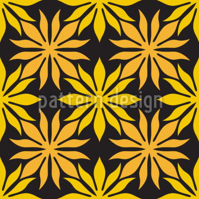 Flor solar Estampado Vectorial Sin Costura