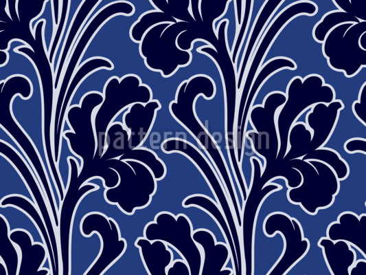 Iris de nuit Motif Vectoriel Sans Couture