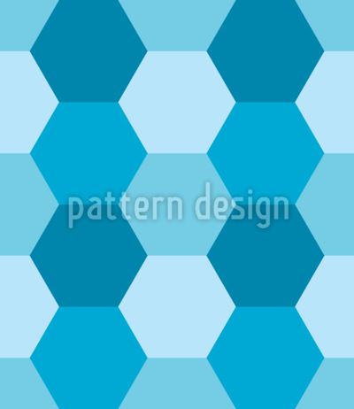 Arreglo hexagonal geométrico moderno Estampado Vectorial Sin Costura