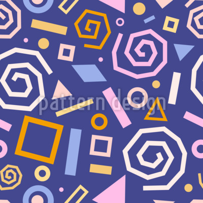 Confeti navideño abstracto Estampado Vectorial Sin Costura