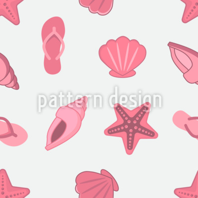 Costa de verano Estampado Vectorial Sin Costura