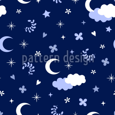 Sogni celesti disegni vettoriali senza cuciture