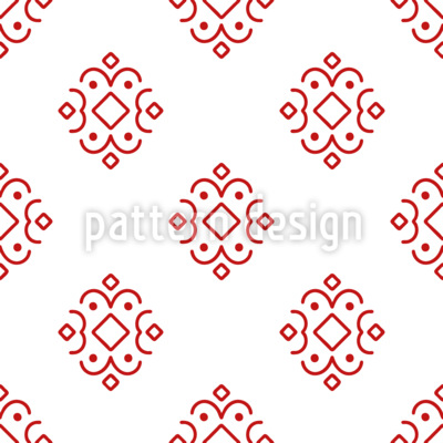 Einfache und elegante Ornamente Nahtloses Vektormuster