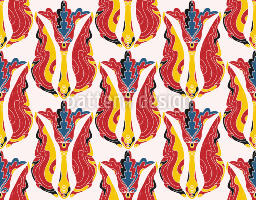 Abstrakta folkformer Sömlös vektormönsterdesign