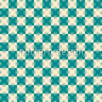 Lunares a cuadros Estampado Vectorial Sin Costura