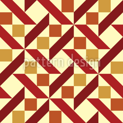 Composición intrincada de azulejos geométricos Estampado Vectorial Sin Costura