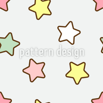 Amuleto de estrella Estampado Vectorial Sin Costura