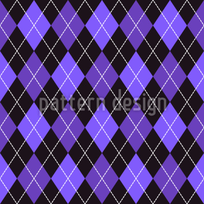 Retro-Argyle-Karo Nahtloses Vektormuster