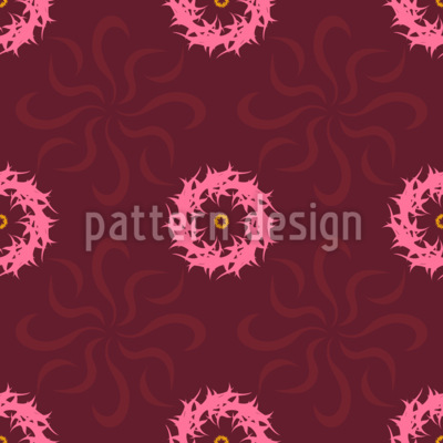 Diente de león entrelazado Estampado Vectorial Sin Costura