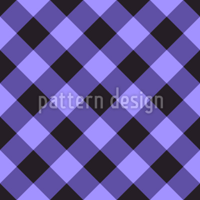 Diagonaler Gingham Nahtloses Vektormuster