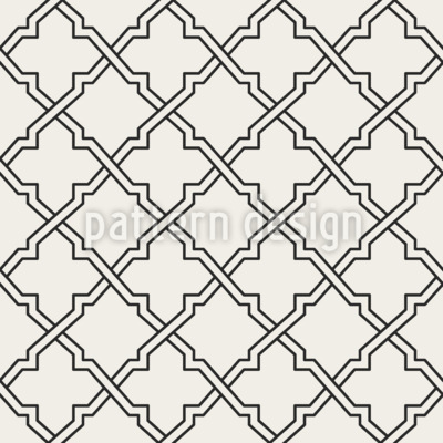 Azulejo ornamental árabe Estampado Vectorial Sin Costura