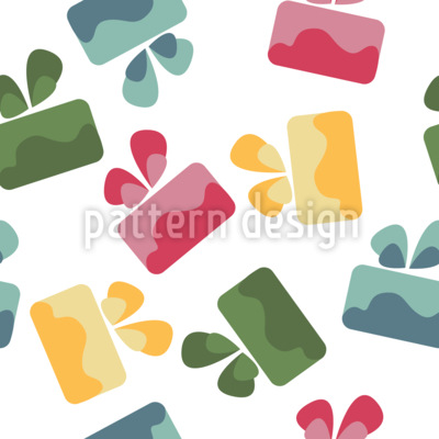 Regalos de cumpleaños Estampado Vectorial Sin Costura