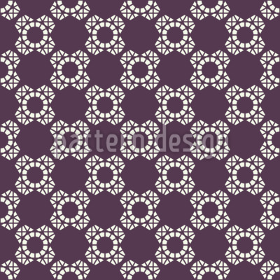 Engranajes mecánicos abstractos Estampado Vectorial Sin Costura