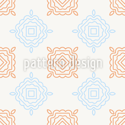 Adornos elegantes y sencillos Estampado Vectorial Sin Costura