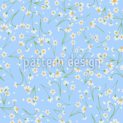 Piccole margherite disegni vettoriali senza cuciture