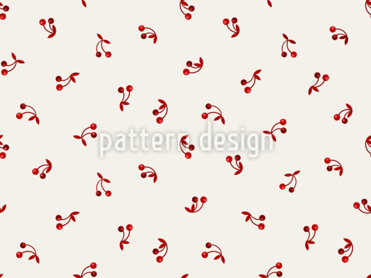Cerezas encantadoras de estilo minimalista Estampado Vectorial Sin Costura Cerezas encantadoras de estilo minimalista Estampado Vectorial Sin Costura