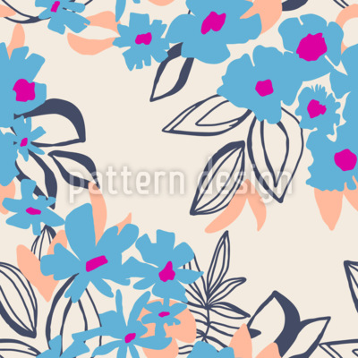 Pop tropical Estampado Vectorial Sin Costura