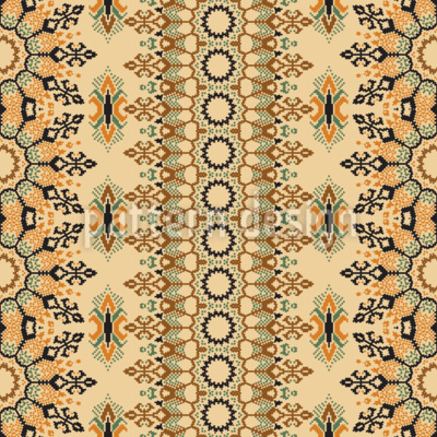 Alfombra Ethno Estampado Vectorial Sin Costura Alfombra Ethno Estampado Vectorial Sin Costura