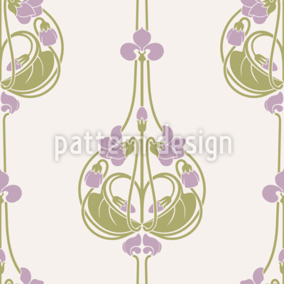 Fantasie Veilchen Nahtloses Vektormuster