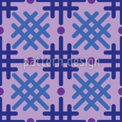 Überqueren von Linien Nahtloses Vektormuster