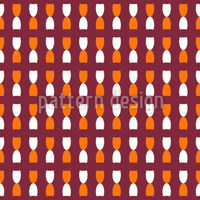 Stilisierte Eieruhren Nahtloses Vektormuster