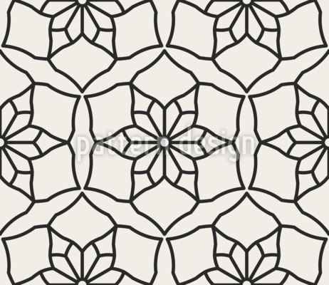 Floral Calm Sømløs design med vektor