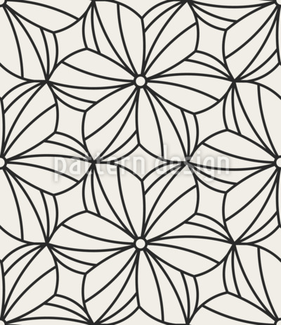 Calma oriental Estampado Vectorial Sin Costura