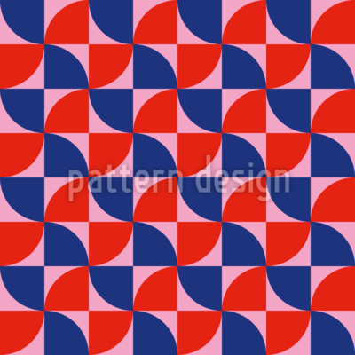 Illusion der Wellen Nahtloses Vektormuster