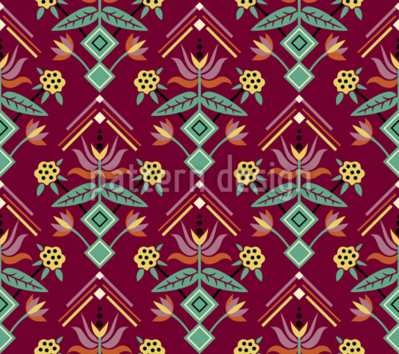 Moderne Aztec Tile Sømløs design med vektor