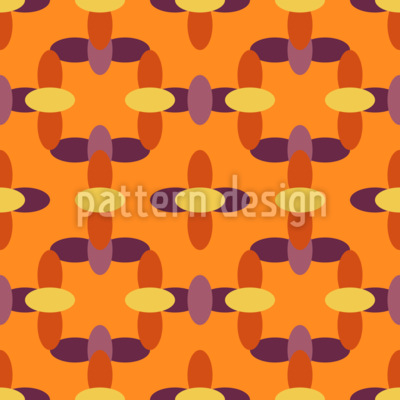 Ketten aus den 70er Jahren Nahtloses Vektormuster