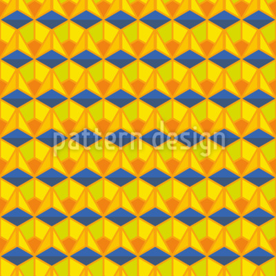 Simetría geométrica vívida Estampado Vectorial Sin Costura